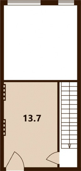 Студия 49.9 м²